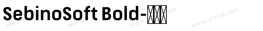 SebinoSoft Bold字体转换